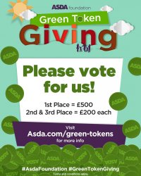 Support Hull Shed with Asda Green tokens