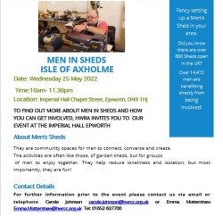 Isle of Axholme Information Meeting- 25th May